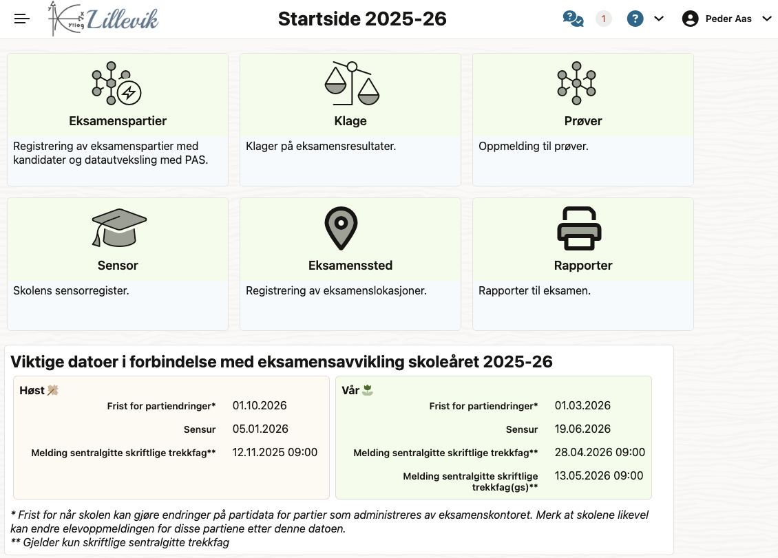 Startsiden
