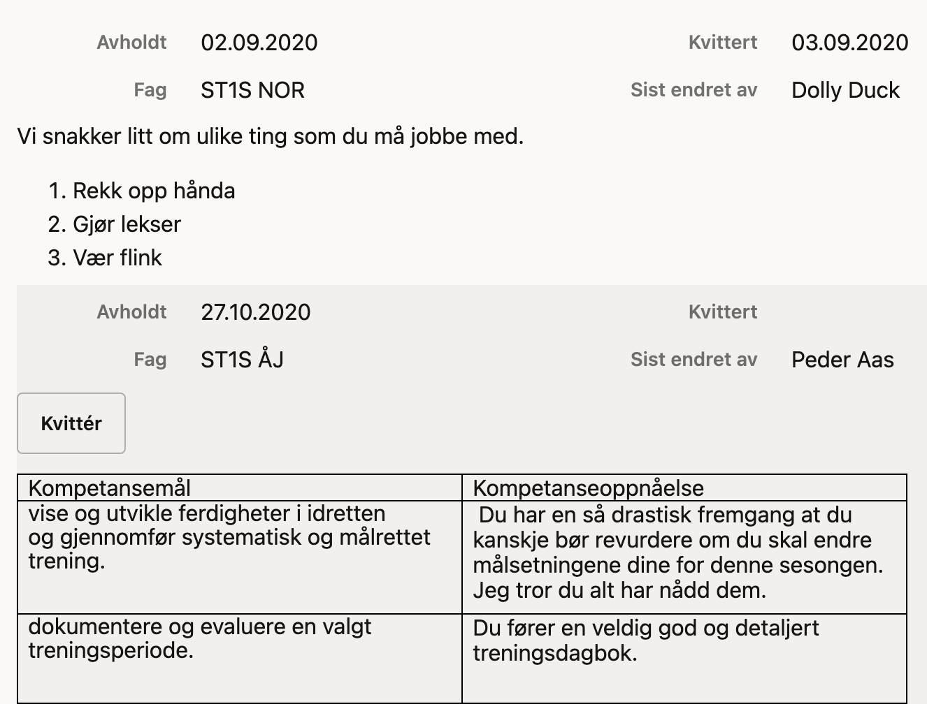 Fagsamtaler Fagsamtaler