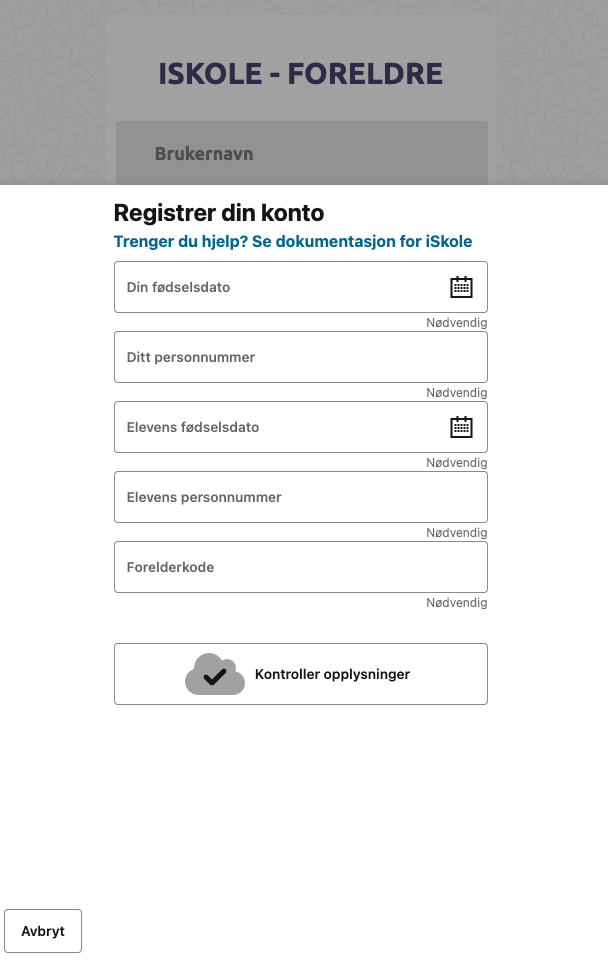 Registrering