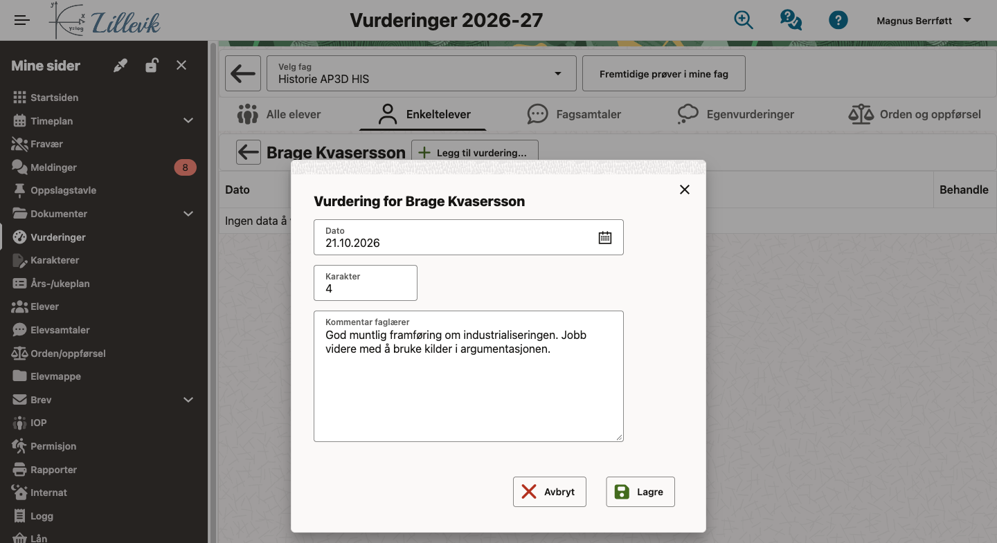 Ny enkeltvurdering